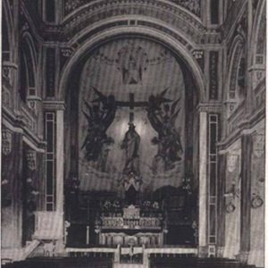 "O Santuário do Sagrado Coração de Jesús, no feliz 60º aniversário da sua inauguração, agradece a todos os seus amigos. 1902 - 26 de outubro - 1962"