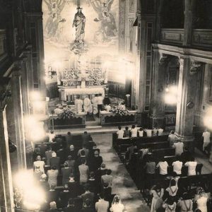 Outro clichê do Santuário após a grande reforma de 1966, durante Solene Te Deum